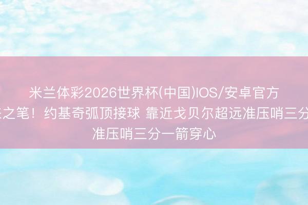 米兰体彩2026世界杯(中国)IOS/安卓官方下载 神来之笔！约基奇弧顶接球 靠近戈贝尔超远准压哨三分一箭穿心